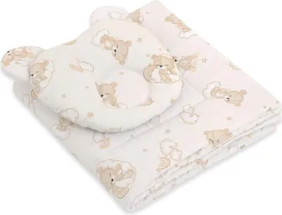 Immagine prodotto di culla 2 pezzi - lettino - cotone traspirante e anallergico per un maggiore comfort
