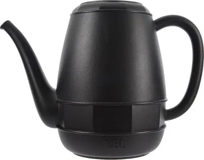 Produktbild von Decoris Gieskanne - schwarz - 1,8 Liter - Kunststoff - 30 x 20,5 cm