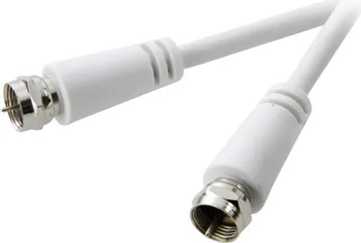 Produktbild von SpeaKa Professional SAT Anschlusskabel [1x F-Stecker - 1x F-Stecker] 10.00 m 75 dB Weiß
