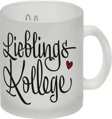 Produktbild von Lieblingskollege Glas Tasse