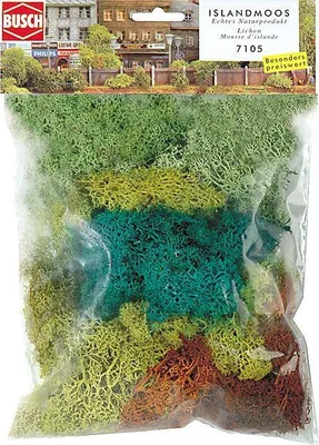 Produktbild von Busch 7105 - Islandmoos - 70G - 4 Farben - Neu