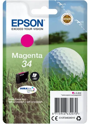 Obrázok produktu pre C13T34634010 EPSON WF Tinte magenta ST