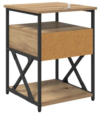 Produktbild von Nachttisch Artisan-Eiche 40 x 42 x 55 cm Holzwerkstoff