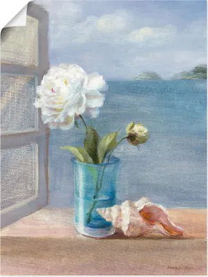 Produktbild von ARTland Poster Küsten Blumen I Größe: 30x40 cm