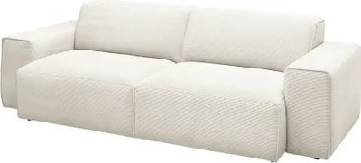 Produktbild von KAWOLA Sofa RANI 3-Sitzer Feincord weiß