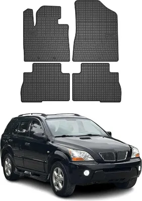 Zdjęcie produktu dla 2012-2014 Kia Sorento Dywaniki podłogowe gumowe czarne 4 szt