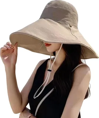 Produktbild von Fischerhut mit breiter Krempe für Damen, LSF 50+, UV-Sonnenschutz, Sonnenhut für Sommer, Strand, Fischerkappe zum Wandern, Angeln, Camping