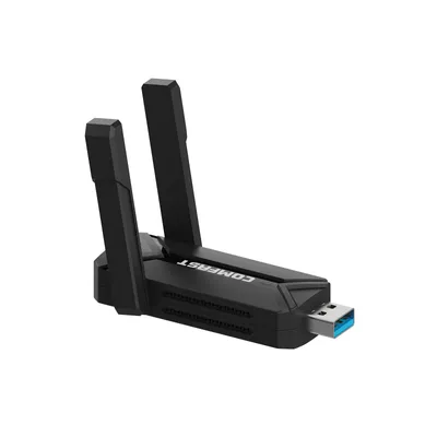 Produktbild von WLAN Stick WiFi 7 BE6500 – Tri-Band mit USB 3.0, WPA3 & Externer Antenne