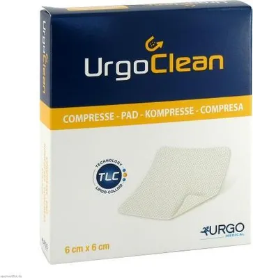 Produktbild von Urgoclean kompresy 6x6 cm 10 ks