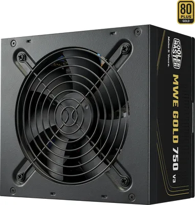 Produktbild von Cooler Master MWE 750 V3 Black, PC-Netzteil, (1x 12-Pin High Power