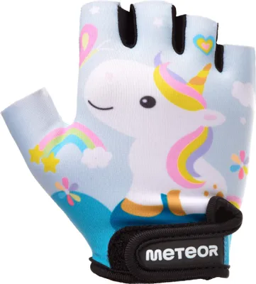 Produktbild von Meteor Kinder Fahrradhandschuhe, Bike Gel BMX Handschuh, Jungen Fahrrad-Handschuhe, Mädchen Radhandschuhe S Pony