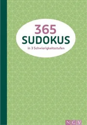 Immagine prodotto di 365 Sudokus in 3 Schwierigkeitsstufen
