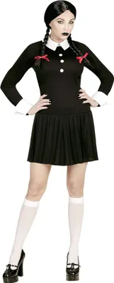 Produktbild von WIDMANN Dark Girl Kleid schwarz Größe XS