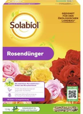 Produktbild von Rosendünger Solabiol Rosendünger Granulat 1,5 kg