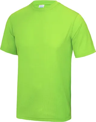 Produktbild von Just Cool JC001 | Cool T-Shirt +WRAP  +UV-Sonnenschutz 30 - Farbe: Electric Green - Größe: S