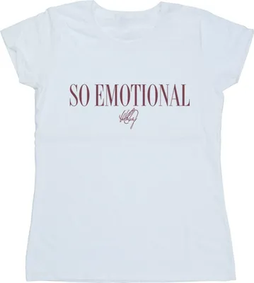 Imagen del producto de Camiseta para mujer con el diseño de Whitney Houston - "So Emotional", modelo BI44750 (talla L), color blanco