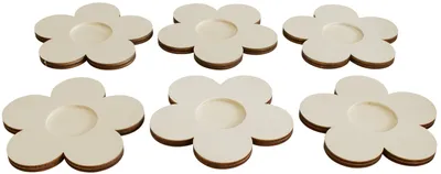 Produktbild von VBS Teelichthalter "Blume", Ø 12,5 cm, 6 Stück