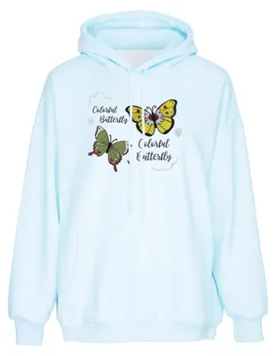Produktbild von Damen Strickhoodie mit Kapuze und Kängurutasche, lässige Passform, blau, Größe M