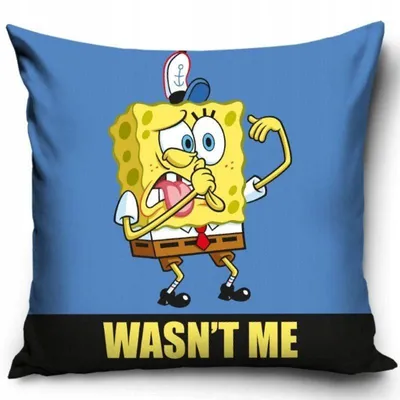 Produktbild von Carbotex Spongebob Kissenbezug Quadratisch Kinder 40x40 cm