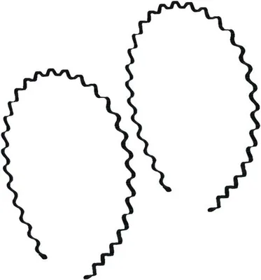 Produktbild von Famanu Haarbanden 2 Stück - Metallisch, Elastisch, Uni
