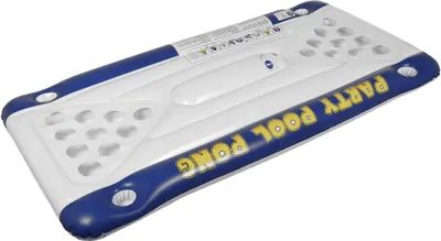 Produktbild von Out of the Blue 91/4025 - Luftmatratze, Pool Pong Game, ca. 152 x 76 x 15 cm, inklusive 20 Kunststoffbechern und 2 Ping - Pong Bällen, im Geschenkkarton