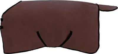 Image de vidaXL Couverture pour cheval, pleine, marron foncé, 105 cm, polyester