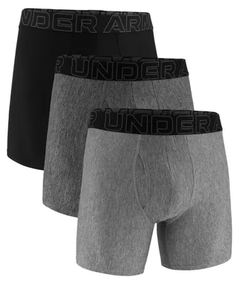 Obrázek produktu pro Pánské boxerky Under Armour Ua Performance Tech, 6 palců, 3 kusy, retro střih, barva: ocelová