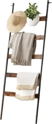 Zdjęcie produktu dla Ręcznikowniki stojące, 5 poziomów, styl vintage, 65 x 178 cm