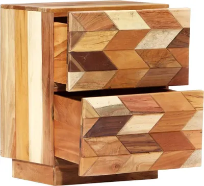 Produktbild von vidaXL Nachttisch 40x30x50 cm Altholz Massiv