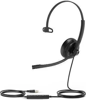 Produktbild von Yealink UH34 SE Mono Teams USB-A Kopfhörer Kabelgebunden Kopfband Anrufe/Musik USB Typ-A Schwarz (1308031)