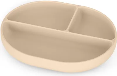 Obrázek produktu pro PETITE&MARS Talířek silikonový dělící oválný Take&Match Desert Sand 6m+