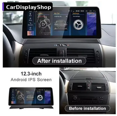 Produktbild von 10,25 Zoll Android 14 Display für BMW X3 E83 2003–2010 Originalsystem Snapdragon 665 8 GB/256 GB CarPlay & Android Auto