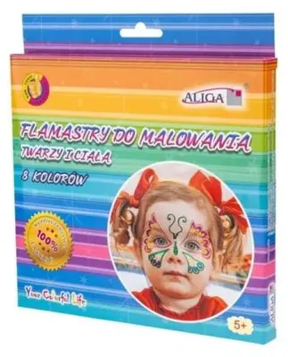 Obrázek produktu pro Fixa na obličej a tělo, 8 barev - Aliga