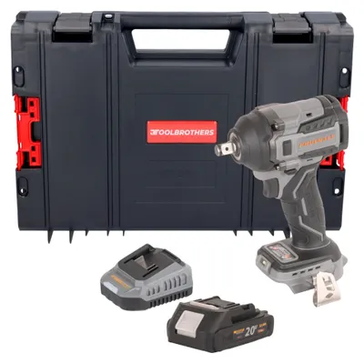 Produktbild von Procraft Industrial IW550Abb Akku Schlagschrauber 20 V 550 Nm 1/2" + 1x Akku 2,0 Ah + Ladegerät + RHINO Toolcase