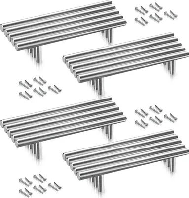 Produktbild von Jiubiaz Schrankgriff  Möbelgriffe Relinggriff Design Küchengriff Schrankgriff Griffe  188*128*10MM 100 Stück