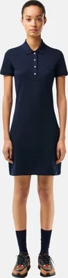 Produktbild von Lacoste Kleid Slim Fit Polo-Kleid aus Stretch-Baumwoll-Piqué