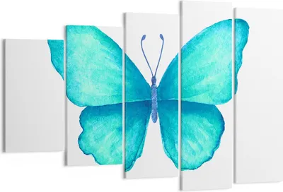 Produktbild von Bild auf Leinwand - Leinwandbild - Schmetterlinge Fliegen Kindheit Sommer - 150x100cm - Wand Bild - Wanddeko - Leinwanddruck - Bilder - Kunstdruck - Leinwand bilder - Wandkunst - EG150x100-2899