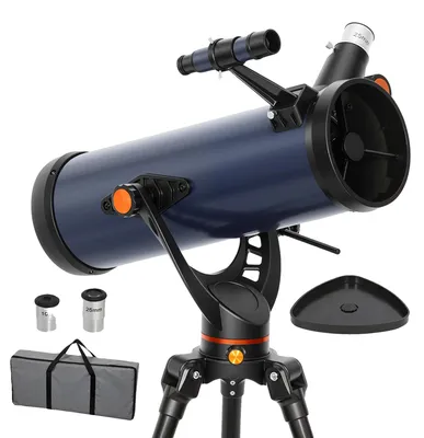 Obrázek produktu pro Reflektorový dalekohled, objektiv 114 mm, nastavitelný stativ, astronomický dalekohled