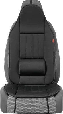 Produktbild von Ultimate Speed Auto Sitzaufleger Sitzauflage mit Lordosenstütze schwarz/rot