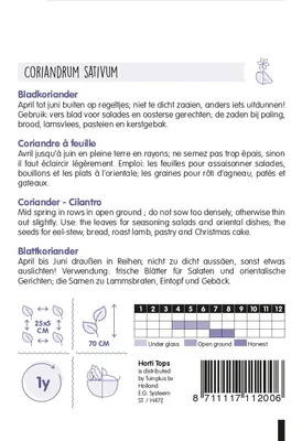 Produktbild von Blattkoriander | Koriandersamen von Hortitops