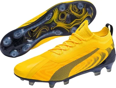 Produktbild von PUMA Herren One 20.1 FG/AG, Fußball, Männlich, Gelb, Erwachsener, Einfarbig, Geformte Bolzen