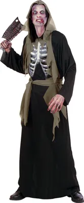 Produktbild von Kostüm Zombie Skelett Halloween Robe, Groesse:XL