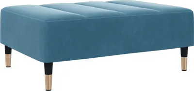 Immagine prodotto di Sgabello blu 77x55x31 cm in velluto