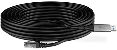 Imagen del producto de Digitus AK-300600-100-S DIGITUS USB 3.2.RJ45 Ethernet Kabel 1Gbit/s 10 m