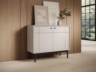 Produktbild von Kommode – Sideboard Wohnzimmer Kommode – Schlafzimmer Kommode – K104 – JAPANDI – Kaschmir – Modernes Design für stilvolle Wohnräume