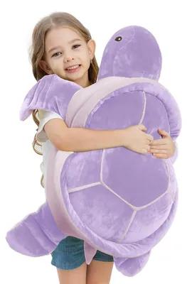 Produktbild von Kuscheltier Plüschtier Meerschildkröte - 70 cm - Kissen - Schmusetier