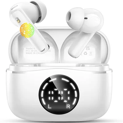 Produktbild von Bluetooth Kopfhörer In Ear Kabellos 5.4, Sport Ohrhörer mit 4 Mikrofon, ENC Lärmreduzierung, 48 Std Spielzeit,LED-Anzeige,Tiefer Bass,IPX7 wasserdicht