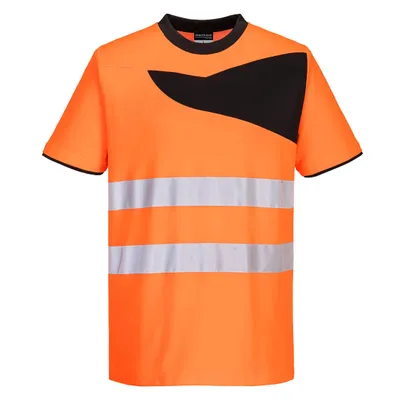Produktbild von Portwest PW213 PW2 WARNSCHUTZ T-SHIRT S/S Orange/Black Gr. XL