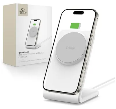 Produktbild von Tech-Protect wireless charger A38 3in1 QI15W, white