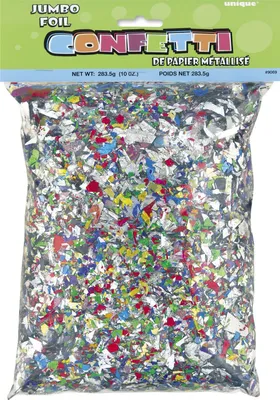 Produktbild von Jumbo Folienkonfetti Bunt Mix Geburtstag 283g